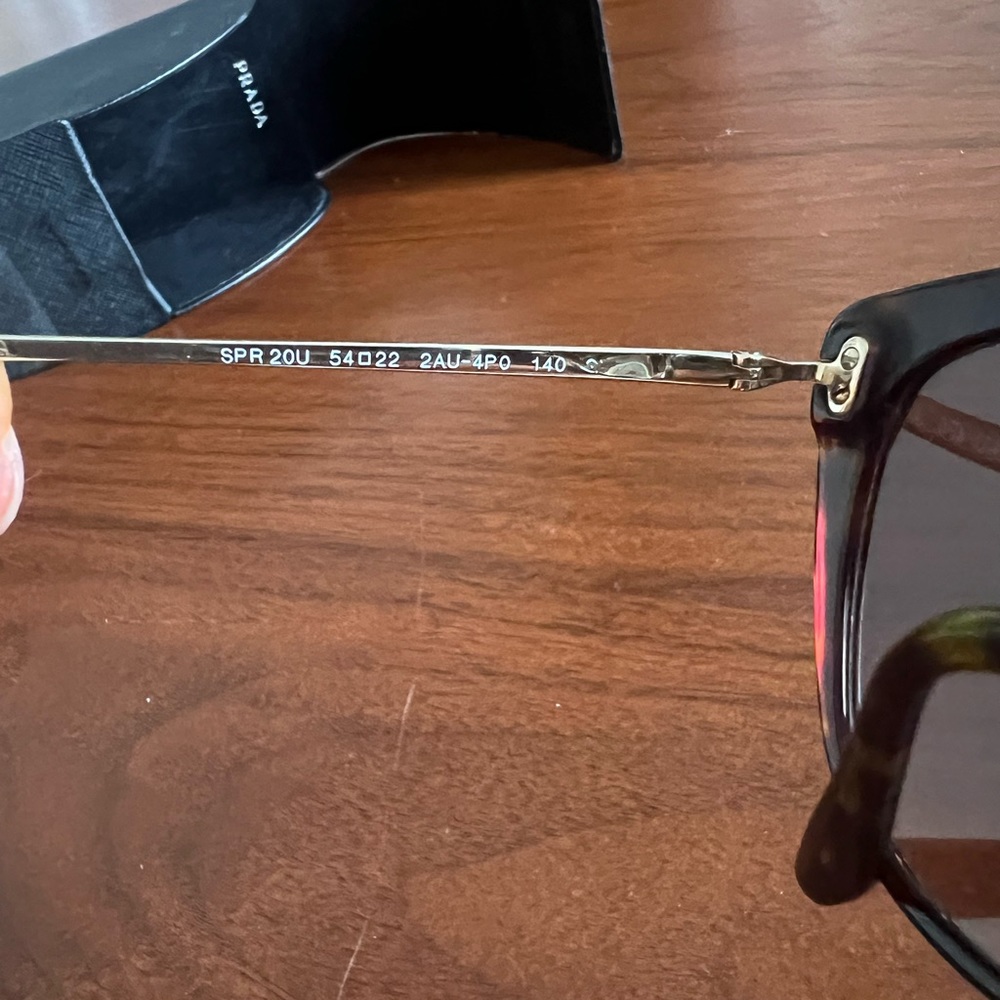 Tortoise Shell Prada Sunglasses - Picture 6 of 7